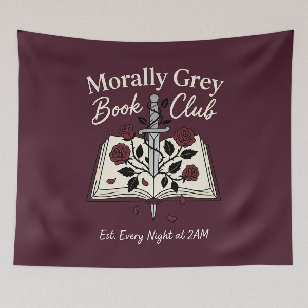 Item preview, Morally Grey Book Club designed and sold by TheFantazyForge.