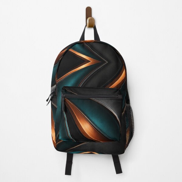 Item preview, Teal Burnt Orange Symmetrical Abstract designed and sold by Bellassi.