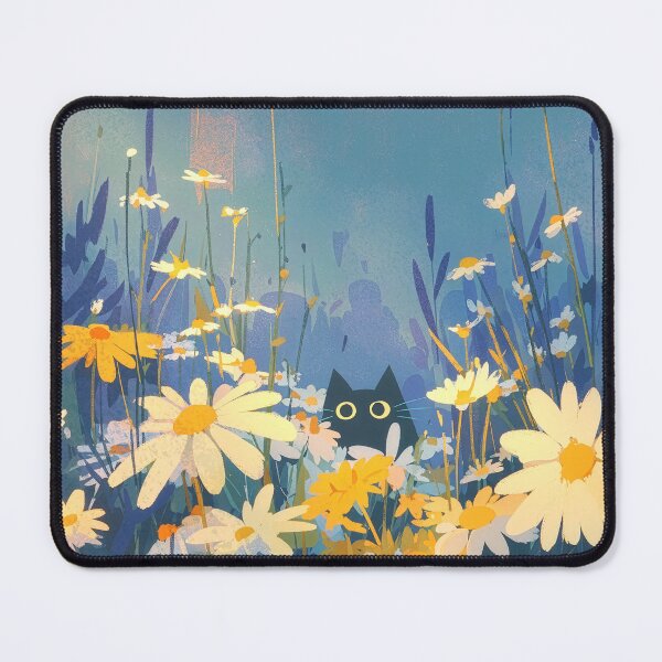 Item preview, Hidden Cat in Daisy Dream designed and sold by Dusk Atelier.