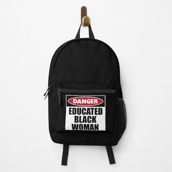 Item preview, Danger Educated Black Woman - Funny Warning Caution Sign for Women of Color During Juneteenth designed and sold by merkraht.