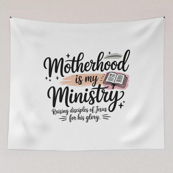 Item preview, Motherhood Ministry Mothers Day Shirt Design designed and sold by HahaHandlesHub.