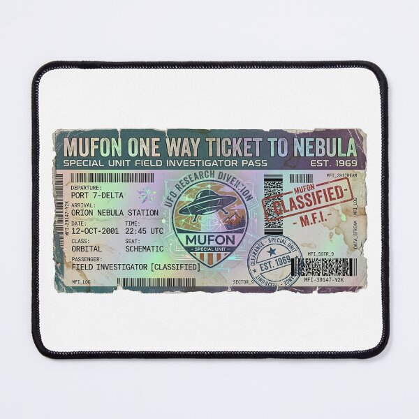Item preview, MUFON Investigator Retro UFO Alien Research designed and sold by Krasnovaovaova.