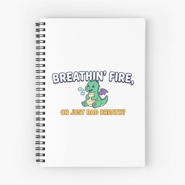 Item preview, Breathin' Fire or Just Bad Breath? Funny Baby Dragon Cute Humor designed and sold by Owcomm.