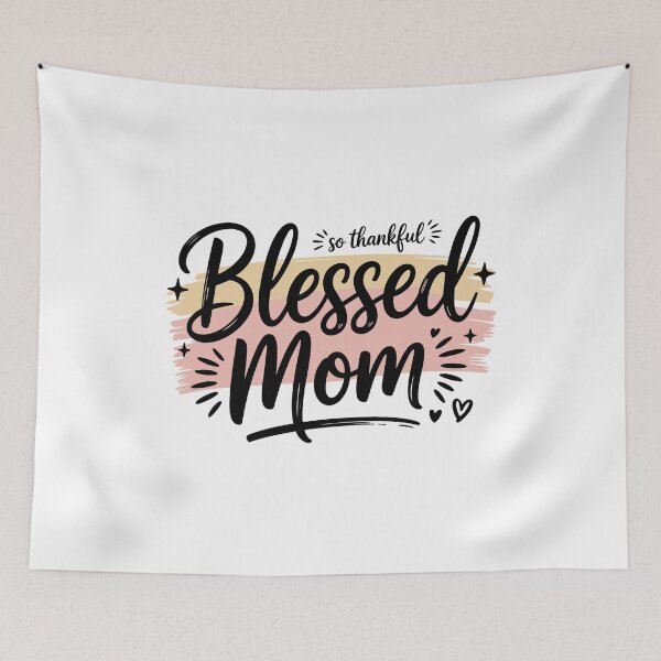 Item preview, Blessed Mom Mothers Day Shirt Design designed and sold by HahaHandlesHub.