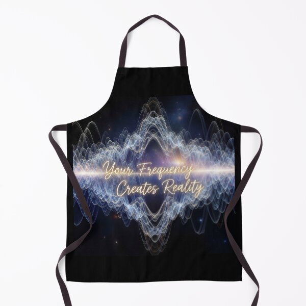 Item preview, Your Frequency Creates Reality – Sound Wave Cosmic Motivation Design designed and sold by Altair_.