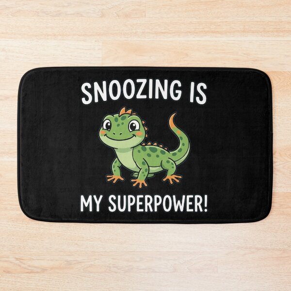 Item preview, Snoozing Is My Superpower Funny Lizard Gecko Cute Reptile Lover designed and sold by Owcomm.