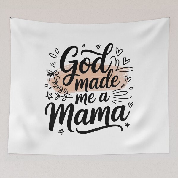 Item preview, God Made Me Mama Mothers Day Shirt designed and sold by HahaHandlesHub.