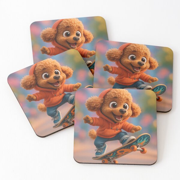 Item preview, Skater Toy Poodle designed and sold by Sillytoe.