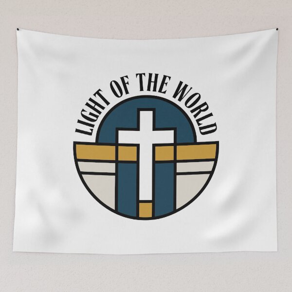 Item preview, Light Of The World Christian Cross Design designed and sold by HahaHandlesHub.