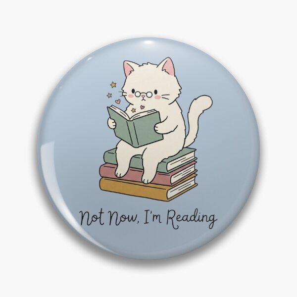 Artikelvorschau, Nicht jetzt, ich lese gerade „Cat“. entworfen und verkauft von TheFantazyForge.