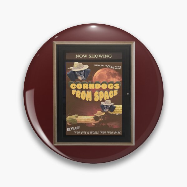 Item preview, Corn dogs from space the fake movie poster designed and sold by GraphicsbyNess.