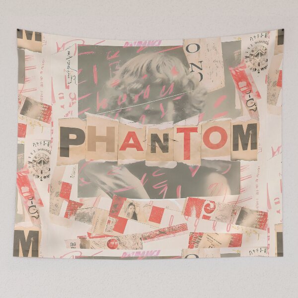 Item preview, Phantom Vintage Grunge Collage Typography Collection Design designed and sold by ART ATTACK ZONE.