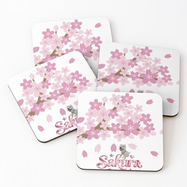 Item preview,  Cherry blossoms, Dog T-shirts, Sakura, Kawaii T-shirts, Japanese Cherry blossom t-shirts designed and sold by Cocohappysmiles.