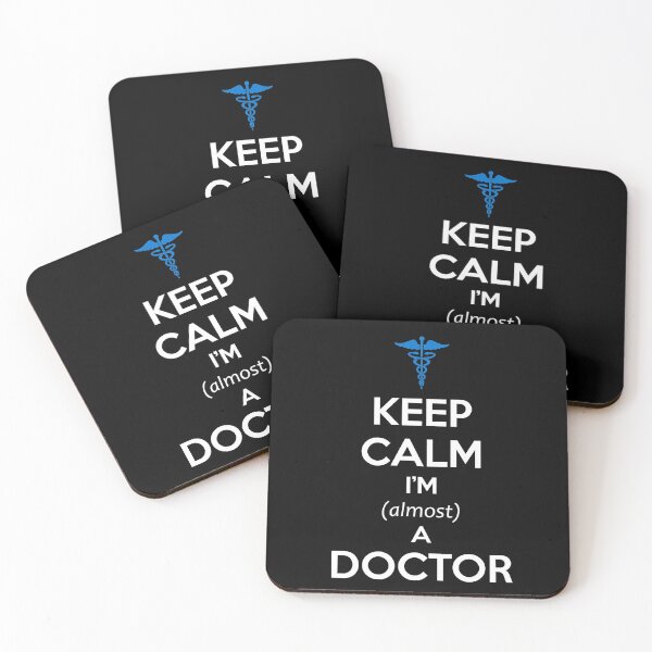 Item preview, Keep Calm I'm Almost A Doctor Funny Medical Student Graduation Gifts for Med School Students and Future MD designed and sold by merkraht.