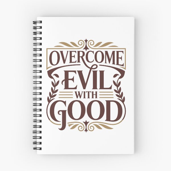 Item preview, Overcome Evil With Good Christian Design designed and sold by HahaHandlesHub.