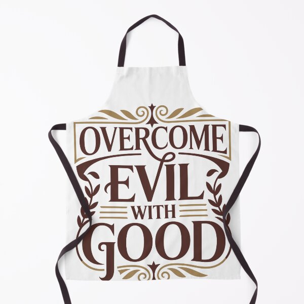 Item preview, Overcome Evil With Good Christian Design designed and sold by HahaHandlesHub.