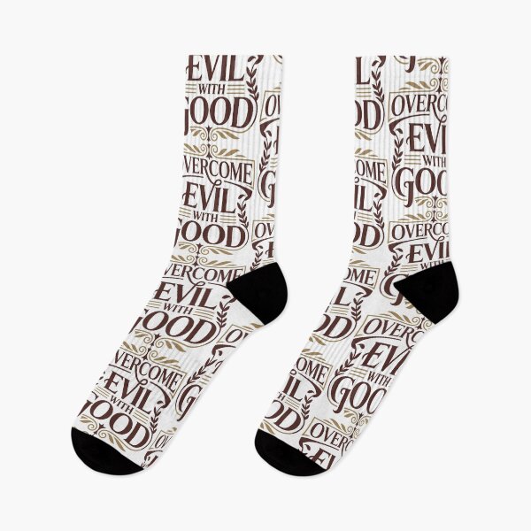 Item preview, Overcome Evil With Good Christian Design designed and sold by HahaHandlesHub.