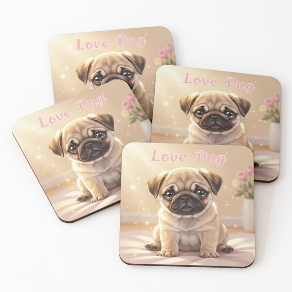 Item preview, Love Pug designed and sold by Feebleeona.