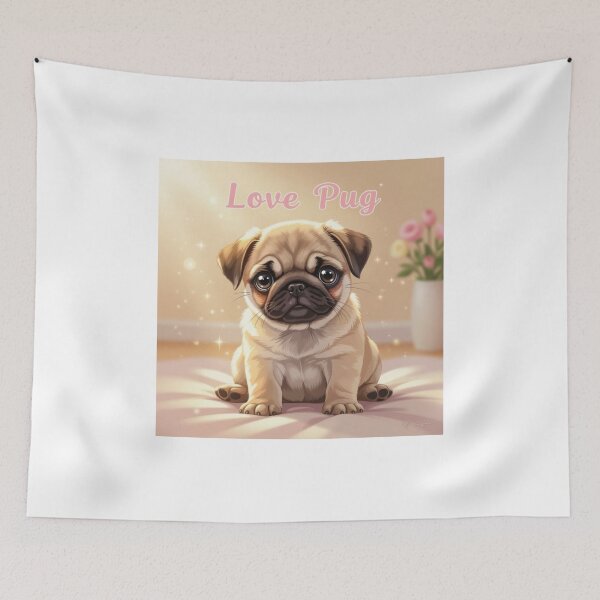 Item preview, Love Pug designed and sold by Feebleeona.