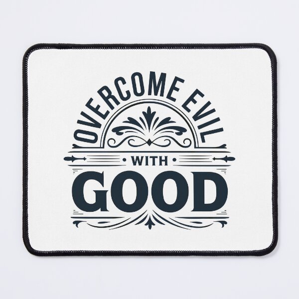 Item preview, Overcome Evil With Good Vintage Design designed and sold by HahaHandlesHub.
