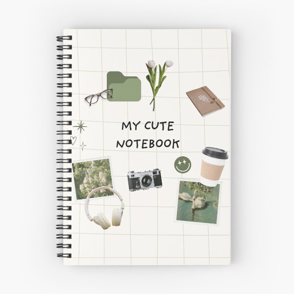 Item preview, Green aesthetic notebook designed and sold by Melnzt-designs.