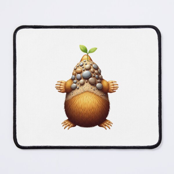 Item preview, Furry Mole Plant Creature 3D designed and sold by AbanoubStore.