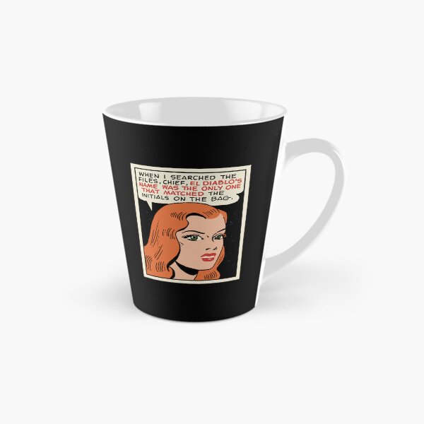 Item preview, El Diablo's Name • Red Head • Green Eyes • Golden Era Comic Panel Pop Art designed and sold by wmxdesign.