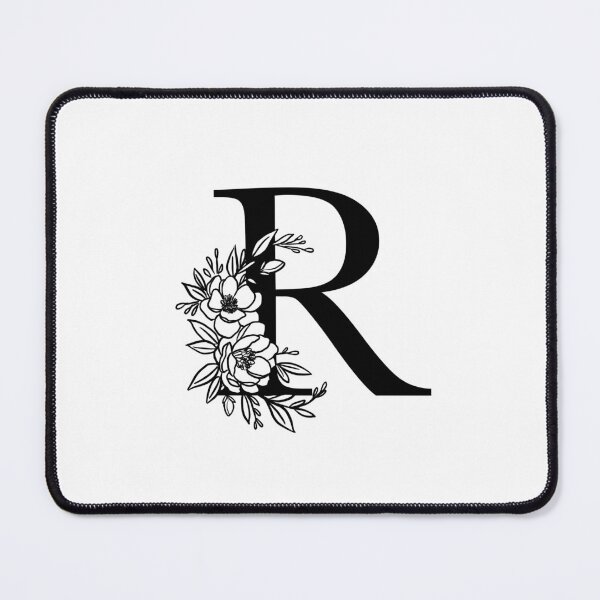 Item preview, Floral Laurel Letter R - Beautiful Name Initial with Magnolia Flowers designed and sold by breezecrafty23.