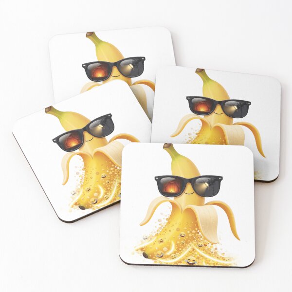 Item preview, Cartoon Banana Sunglasses Stage Reflection designed and sold by AbanoubStore.