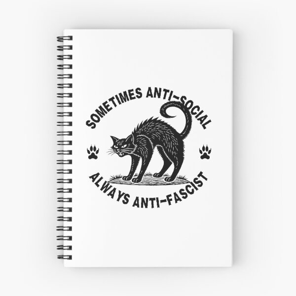 Item preview, Sometimes Anti-Social, Always Anti-Fascist designed and sold by Fawny Little Things.