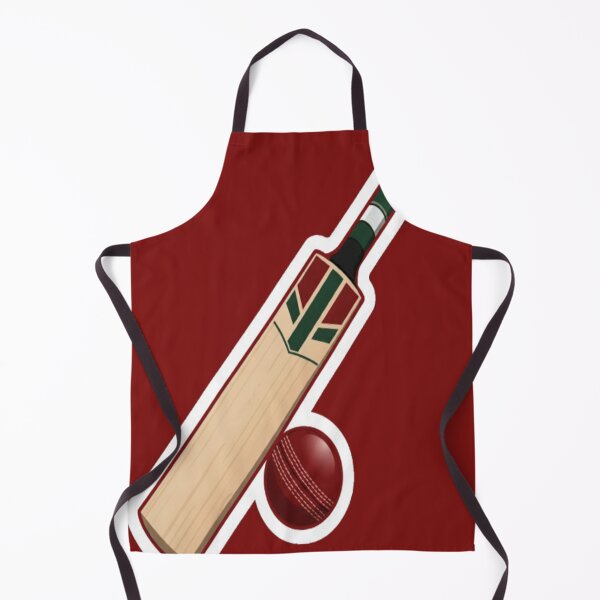 Item preview,  Cricket Bat and Ball red designed and sold by StickersRyous.
