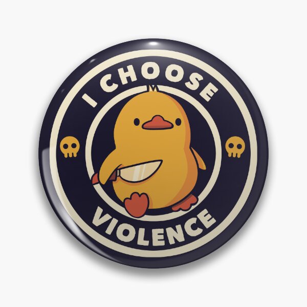 Item preview, I Choose Violence Funny Duck by Tobe Fonseca designed and sold by Tobe Fonseca®.