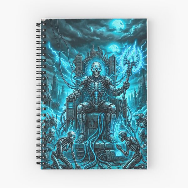 Item preview, TOCOCLAWS Cyber Lich King - Electric Undead Throne Art designed and sold by TOCOCLAWS.