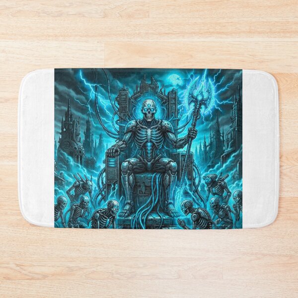 Item preview, TOCOCLAWS Cyber Lich King - Electric Undead Throne Art designed and sold by TOCOCLAWS.