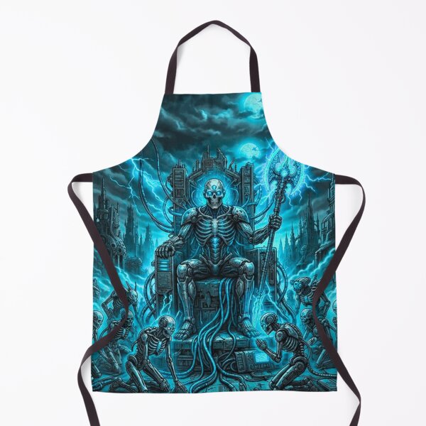 Item preview, TOCOCLAWS Cyber Lich King - Electric Undead Throne Art designed and sold by TOCOCLAWS.