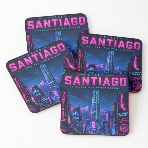 Item preview, Neon Pulse of Santiago designed and sold by TAOptimus .
