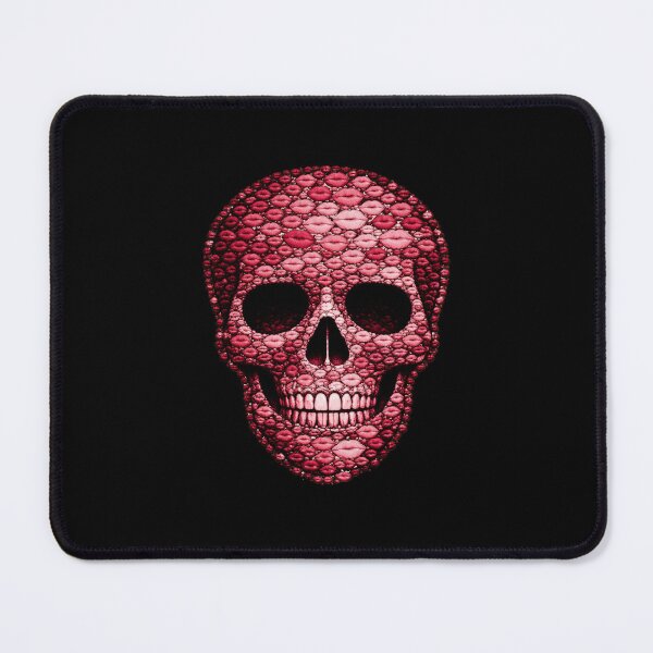 Item preview, Red Lips Skull – Kiss Mark Skull Design – Gothic Valentine Aesthetic – Sexy Goth Skull Art designed and sold by TheTrendsDesk.