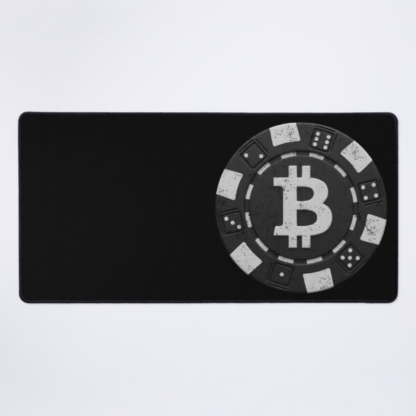 Item preview, Bitcoin Crypto Black Poker Chip Distressed designed and sold by BluecidDesign.