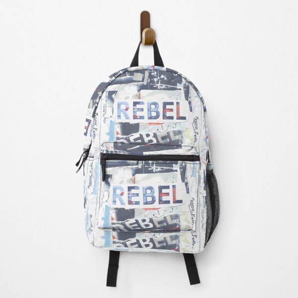 Item preview, Blue Rebel Vintage Grunge Collage Typography Collection Design designed and sold by ART ATTACK ZONE.