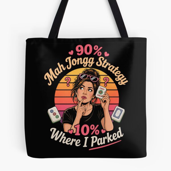 Item preview, Funny Mahjong Mom Shirt – Jokers Strategy Humor Retro Design designed and sold by WearVerse440.