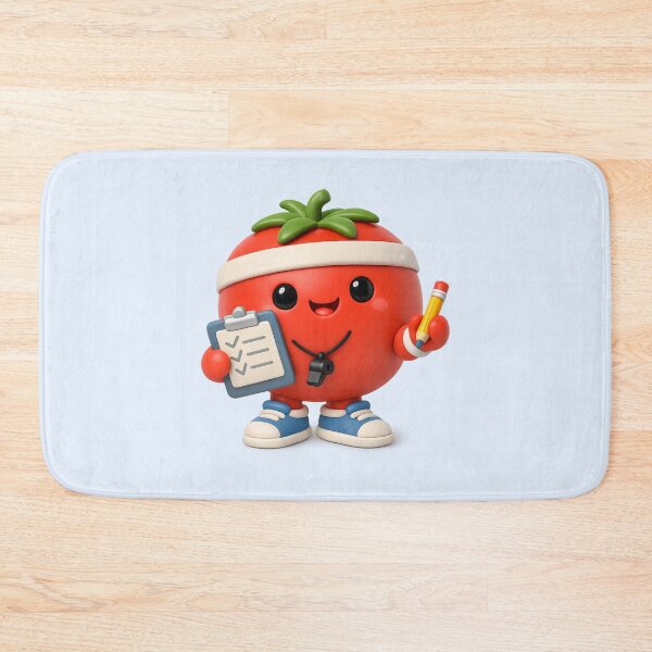 Item preview, Cute Tomato Trainer | Kawaii Fitness Coach 3D Cartoon Character designed and sold by Moons Studio.