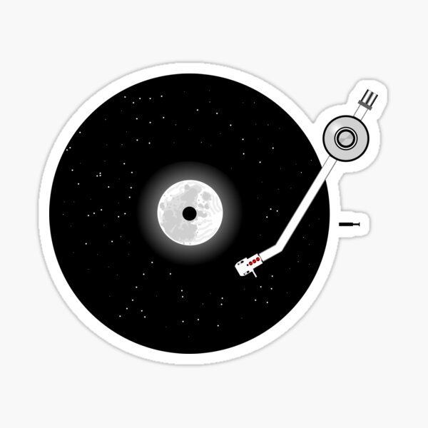 The Music of the Moon and the Stars Sticker