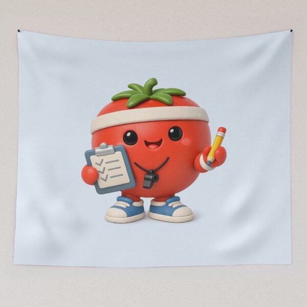 Item preview, Cute Tomato Trainer | Kawaii Fitness Coach 3D Cartoon Character designed and sold by Moons Studio.