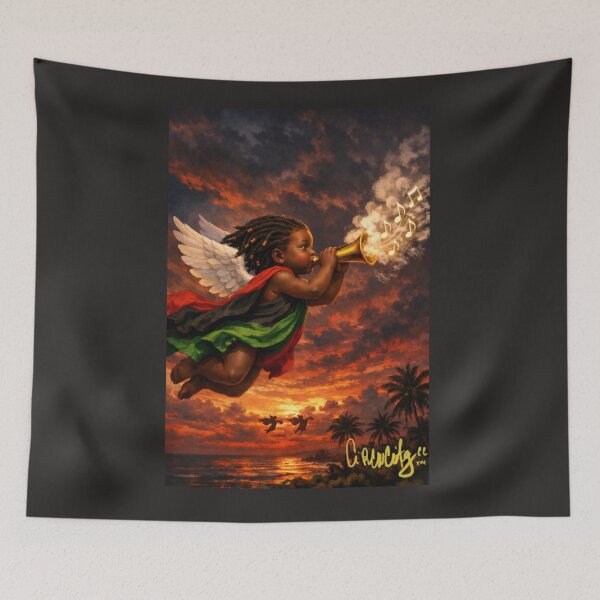 Item preview, Ebony Cherub designed and sold by Circacity.
