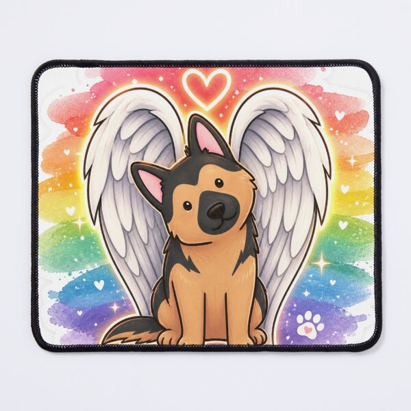 Item preview, German Shepherd Memorial Pet Loss Design designed and sold by DrakeDogShop.