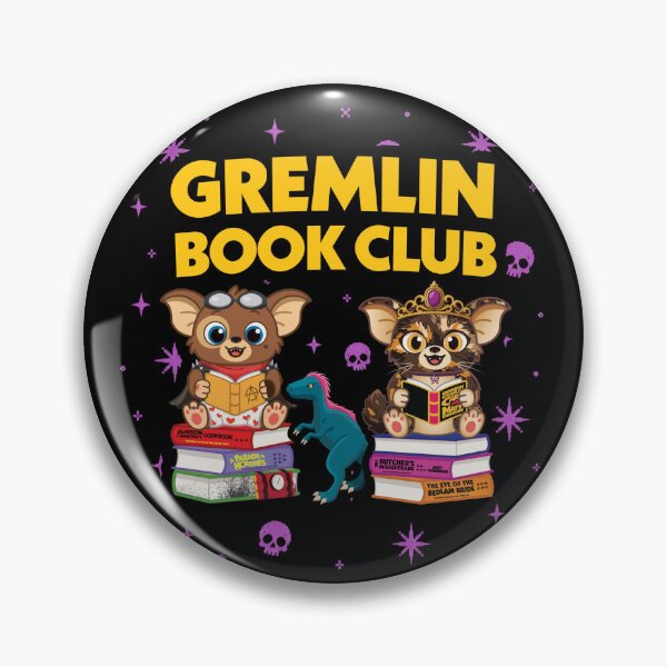Artikelvorschau, Gremlin Book Club - DCC (Black Outline) entworfen und verkauft von ChollaGirl.