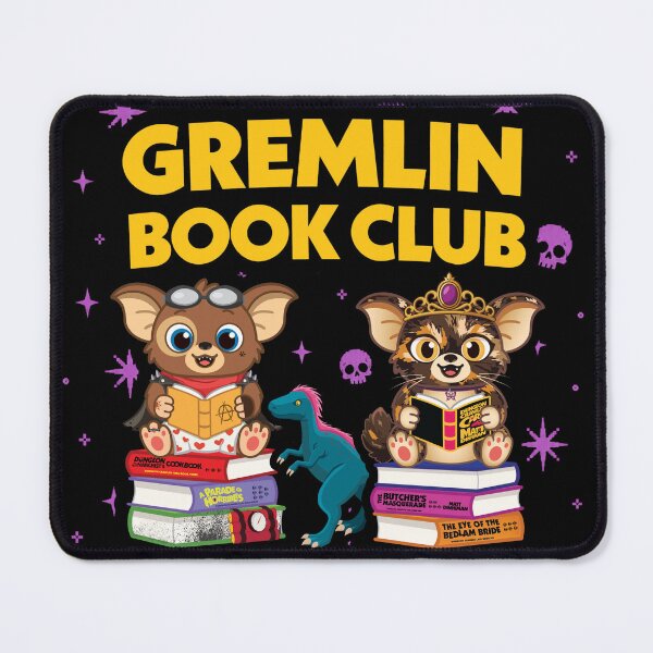 Item preview, Gremlin Book Club - DCC (Black Outline) designed and sold by ChollaGirl.