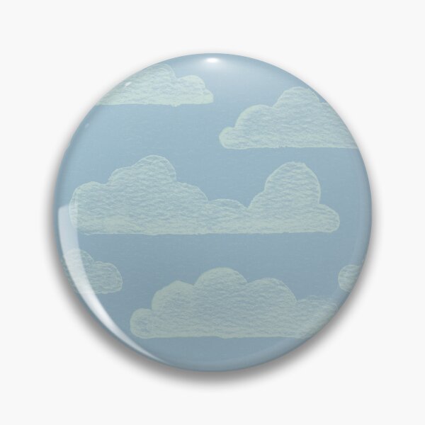 Item preview, Dreamtime Clouds Watercolor Pattern - Sky + Mint designed and sold by Irene Estelle.