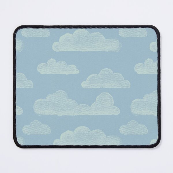 Item preview, Dreamtime Clouds Watercolor Pattern - Sky + Mint designed and sold by Irene Estelle.