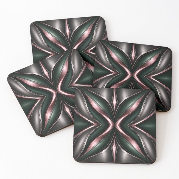 Item preview, Emerald Rose Gunmetal Abstract designed and sold by Bellassi.